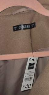 Dunnes Camel Funnel Wrap Belted Coat Size L BNWT 6
