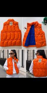 🧡 Orange UNISEX Puffer Vest 2
