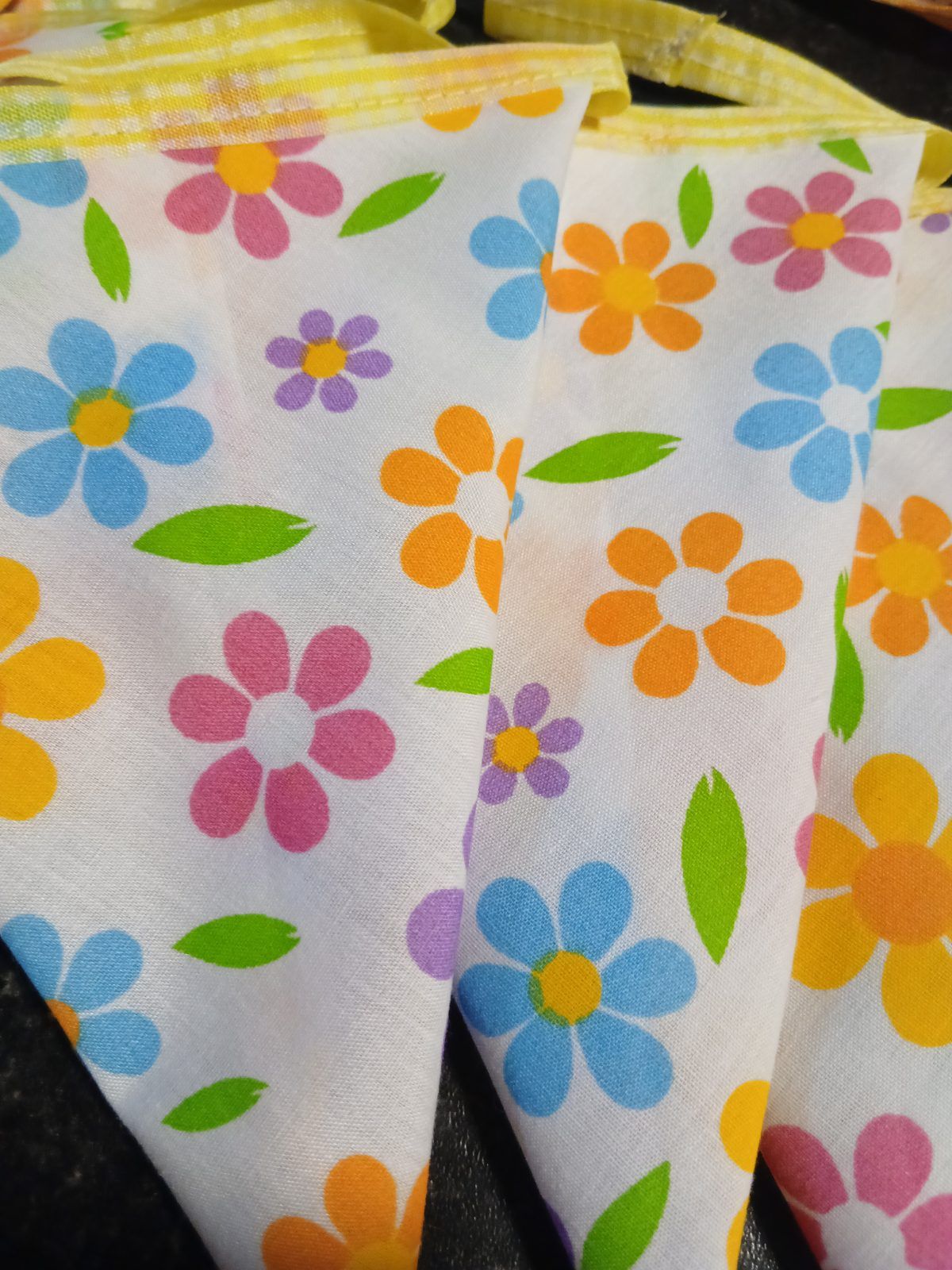 Flower bunting