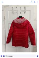 Red Light Puffer Jacket Saturne Paris – Size 3XL (EU 46 / UK 18) 2