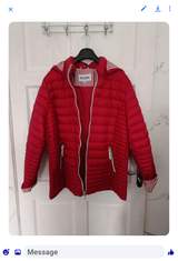 Red Light Puffer Jacket Saturne Paris – Size 3XL (EU 46 / UK 18) 1